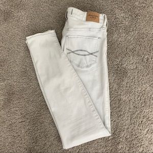 light low-rise skinny jeans